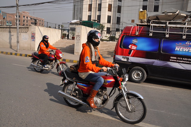 Pakistan - WoW! Women on Wheels driving towards a #Planet5050