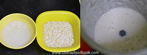 Puffed rice dosa recipe