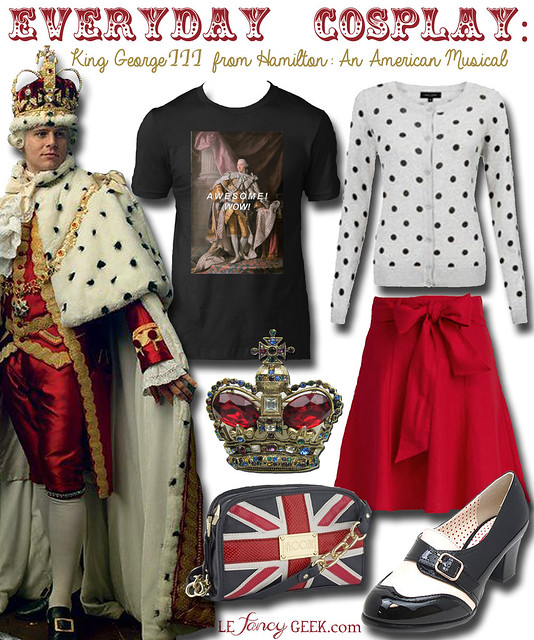 Everyday Cosplay King George III from Hamilton