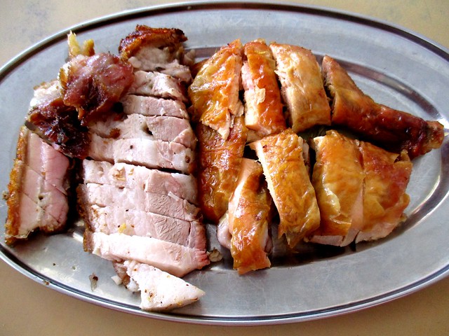 Roast meat platter