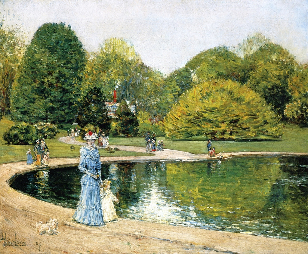 An Afternoon At The Park” — 36 Beautiful Paintings Of Public Parks –  5-Minute History