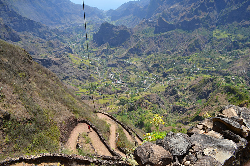 Path to Ribeira do Paul Valley, Santo Antao, Cape Verde
