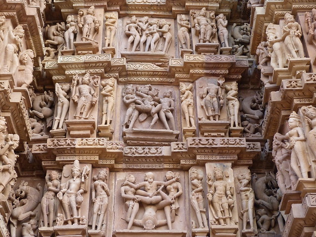 Detalle Templos de Khajuraho (India)