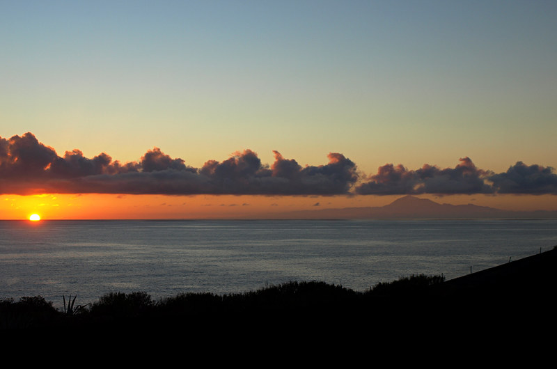 Sunrise from La Palma, Canary Islands