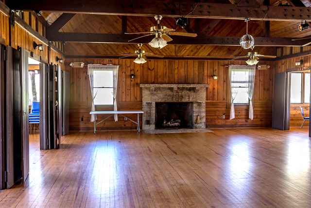 Rent this space for your meeting or special event! Fayerdale Hall has a large kitchen and tons of space for your group at Fairy Stone State Park, Virginia