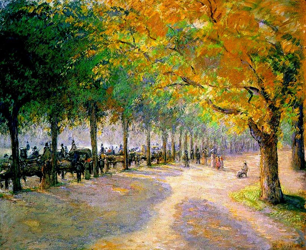 Hyde Park, London by Camille Pissarro, 1890