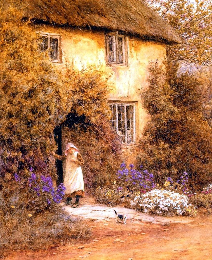 20 Beautiful Cottage Paintings By Victorian Artist Helen Allingham 5   25152682264 1456a60f39 B 