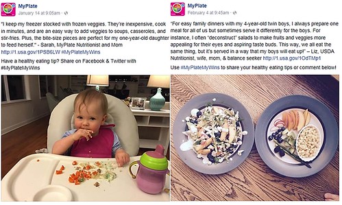 MyPlate nutritionists sharing their #MyPlateMyWins on social media