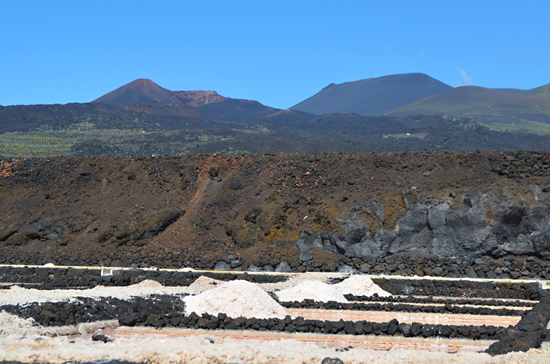 Volcanic landscape, Las Salinas, Fuencaliente, La Palma