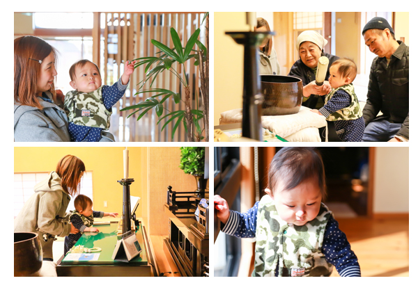 1才誕生日記念の家族写真,赤ちゃん写真,子供写真,岐阜県養老郡養老町,出張撮影,自宅,自然な,データ渡し