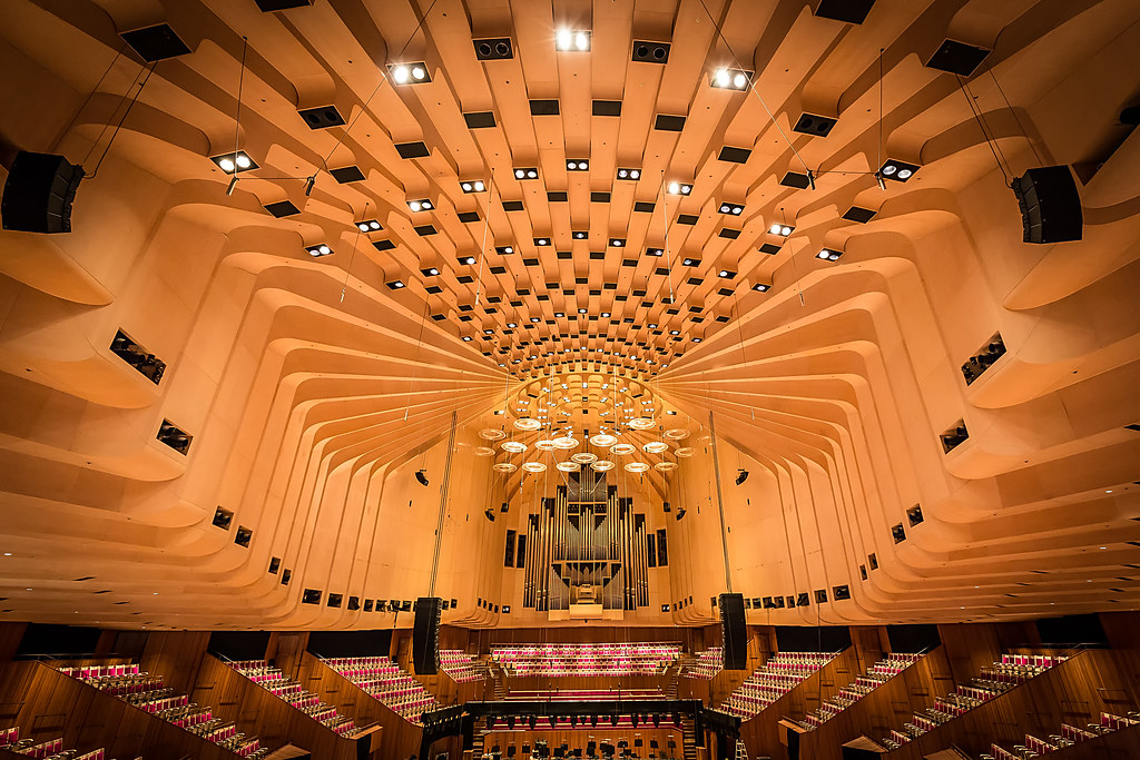 Inside Sydney opera house, Australia (Unesco world heritag ...