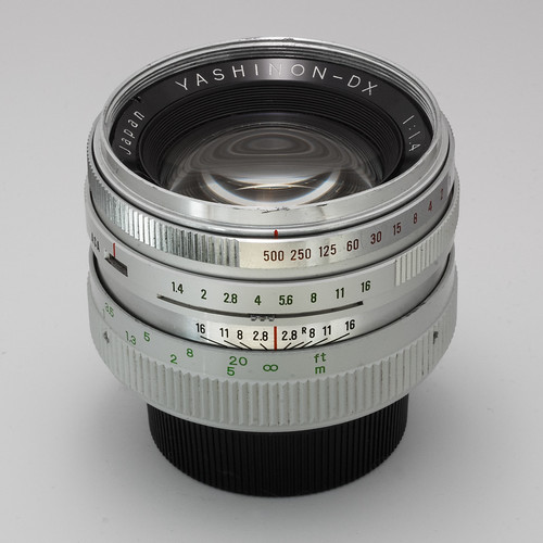 tokinon 50/1,4 - Standard Lens collection. : YASHINON-DX 1:1.4 f 