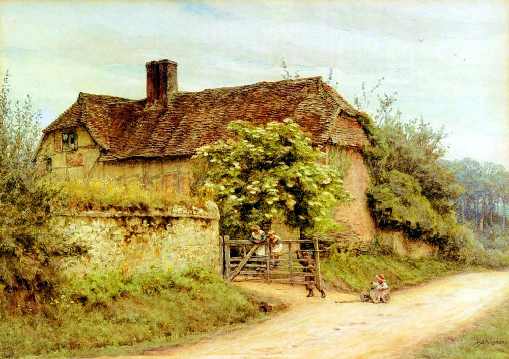 20 Beautiful Cottage Paintings By Victorian Artist Helen Allingham 5   25662172522 Afeefb80e4 B 