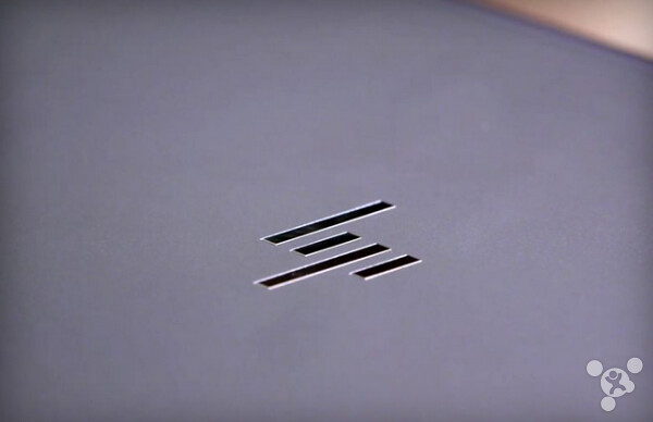 HP's new design in a new notebook product Logo