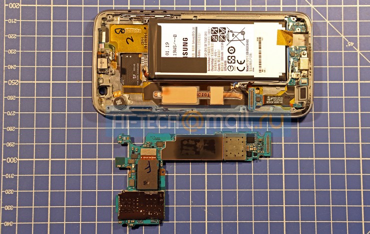 Super heat! Samsung Galaxy S7 dismantling