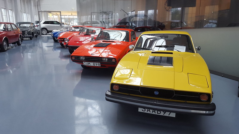Saab car at the Museum