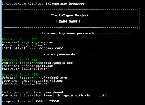 LaZagne - Password Recovery Tool For Windows & Linux
