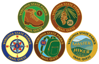 Get rewarded for hiking at Virginia State Parks with our Trail Quest program