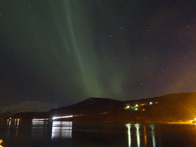 Aurora boreal en Laponia Noruega
