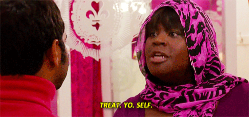 wear your voice things to do on galentine's day parks and rec donna meagle retta treat yo self 