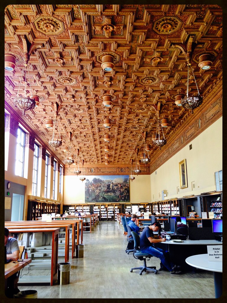 Heyns Reading Room, Doe Library, UC Berkeley | E. Leutze's "… | Flickr