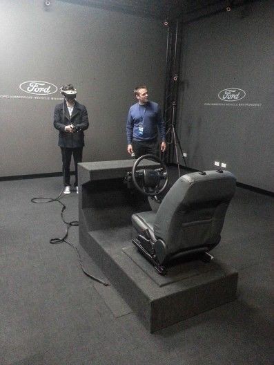 Secret Ford FIVE laboratories: using virtual reality technology development vehicles