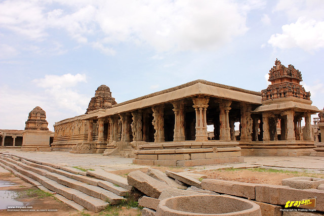 Krishna temple in Hampi, Ballari district, Karnataka, India
