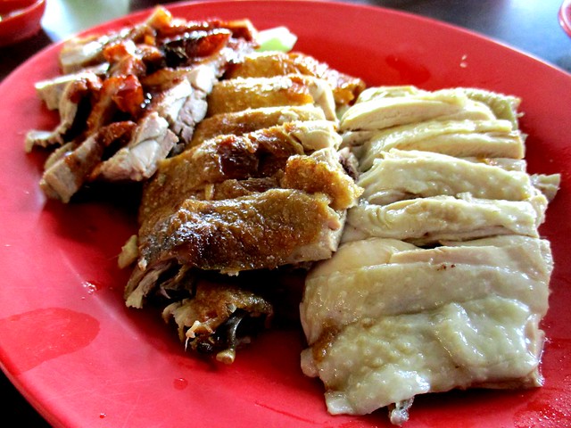Chopsticks chicken & duck meat platter