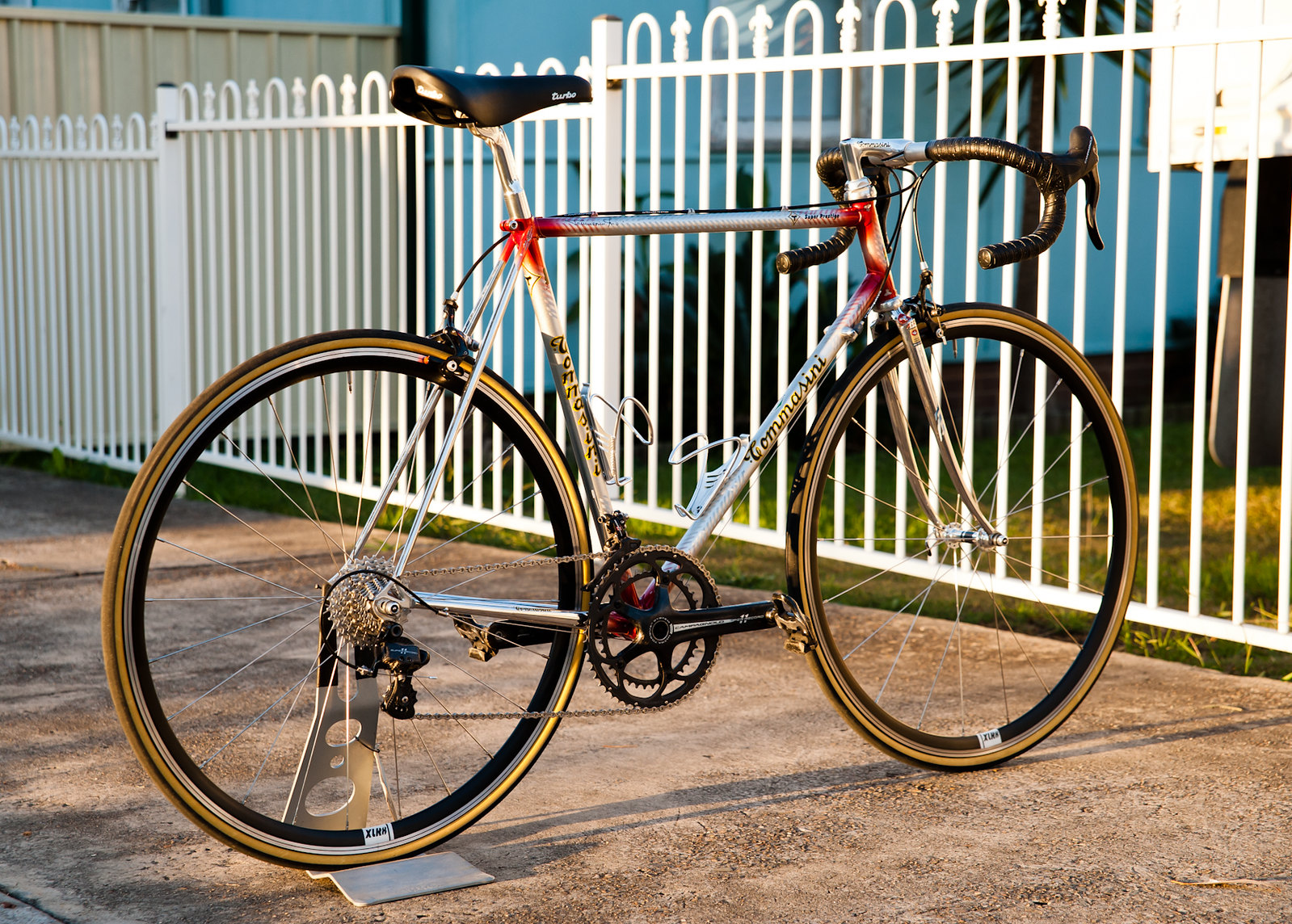 retro bike modern components