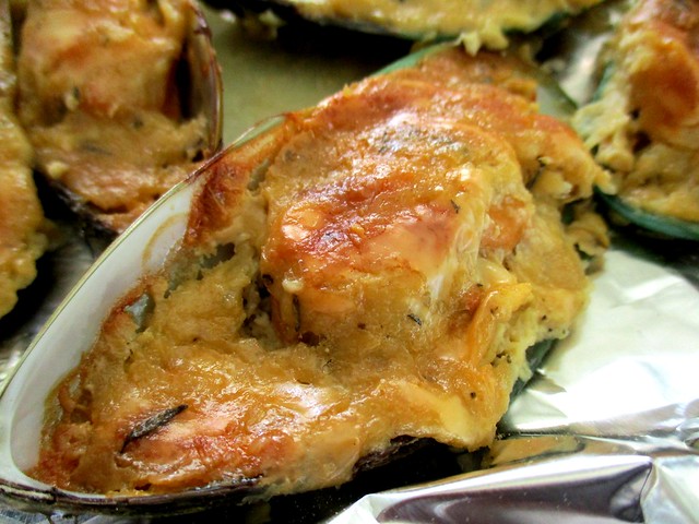 Baked mussel
