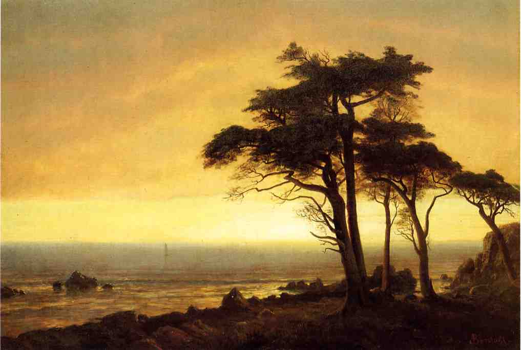 California Coast by Albert Bierstadt, (1830 - 1902)