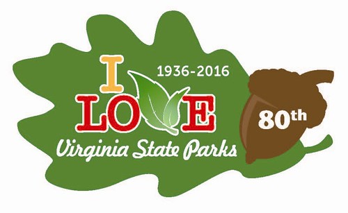 The logo for the 80th anniversary of Virginia State Parks is very fitting