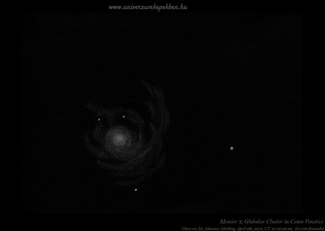 Messier 3, Globular Cluster in Canes Venatici - Gabriele Houtermans, Dr. Johannes Schilling