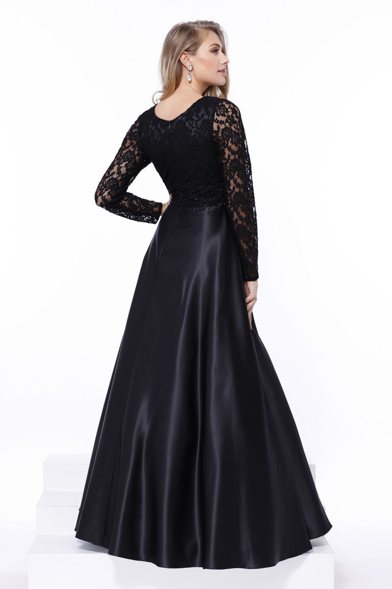 2016 Long Sleeve Formal Prom Ball Gown Special Occasion Dress