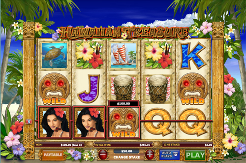 Hawaiian Treasure Slot Machine