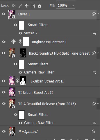 Screenshot of Layers Panel for Suit of Armour Image