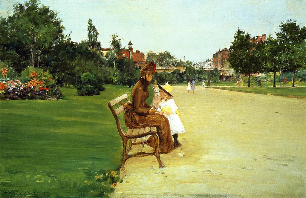 The Park by William Merritt Chase, 1887