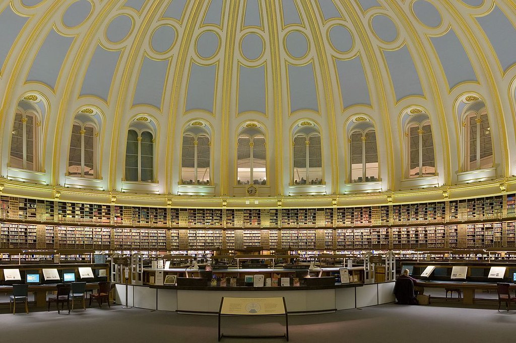 The British Museum Reading Room, London, England. Image credit Diliff.
