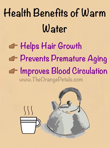 Drinking warm water