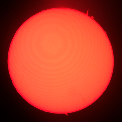 Sun in H-alpha, April 4, 2016