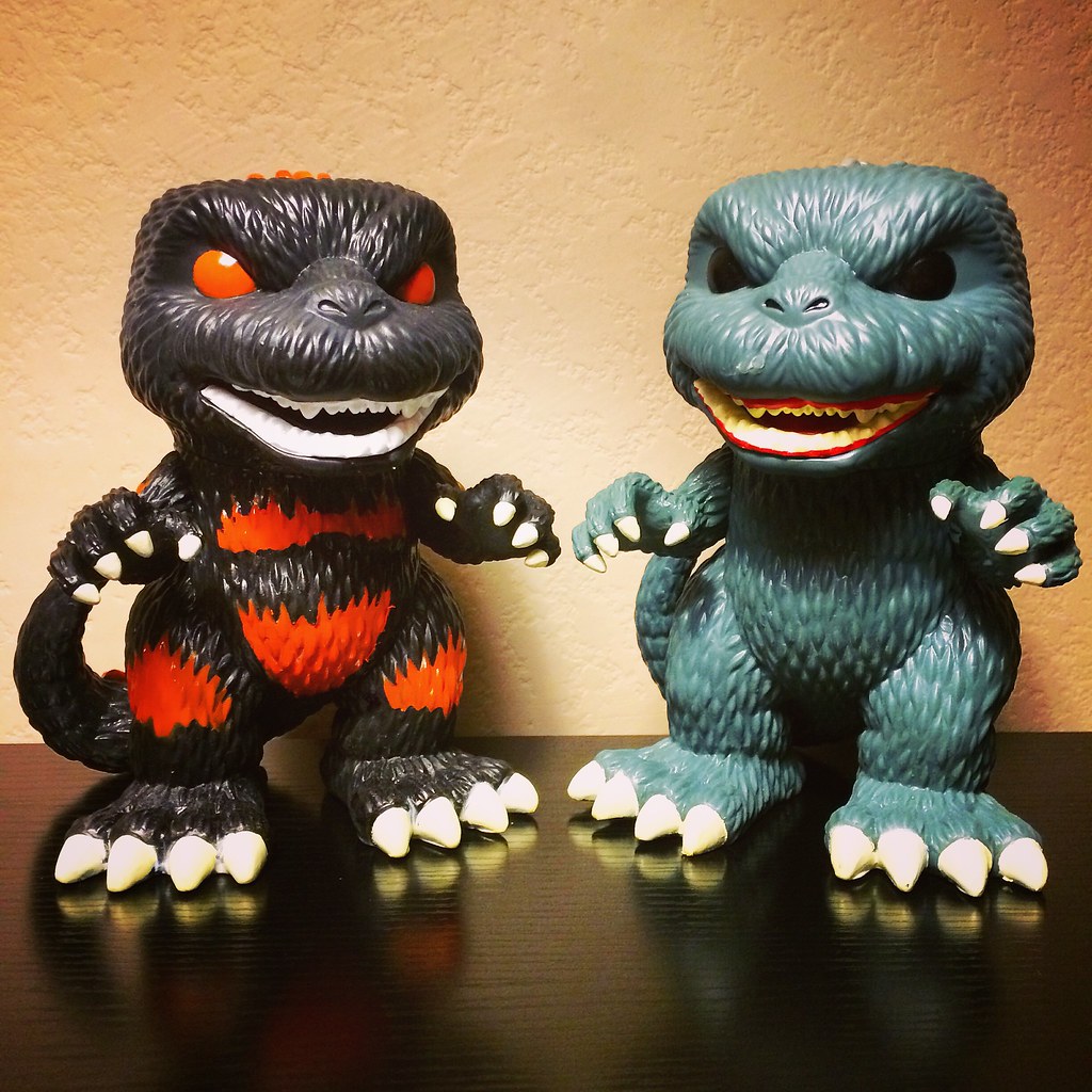 Godzilla and Burning Godzilla Funko Pops. #Godzilla #burni… | Flickr