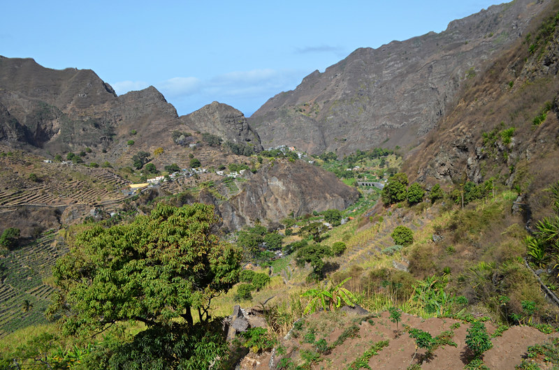 View from Casa das Ilhas, Ribeira do Paul Valley, Santo Antao, Cape Verde