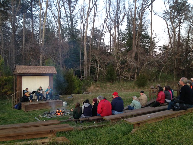 Welcome Campfire at Belle Isle State Park, Virginia