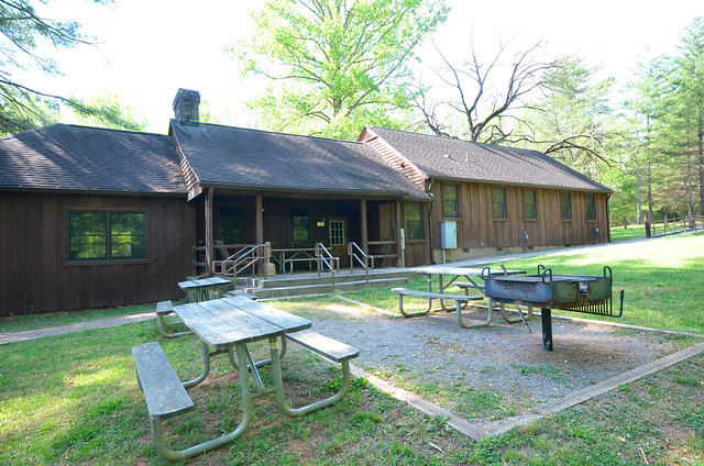The Lodge at Fairy Stone has plenty of outdoor space for your group