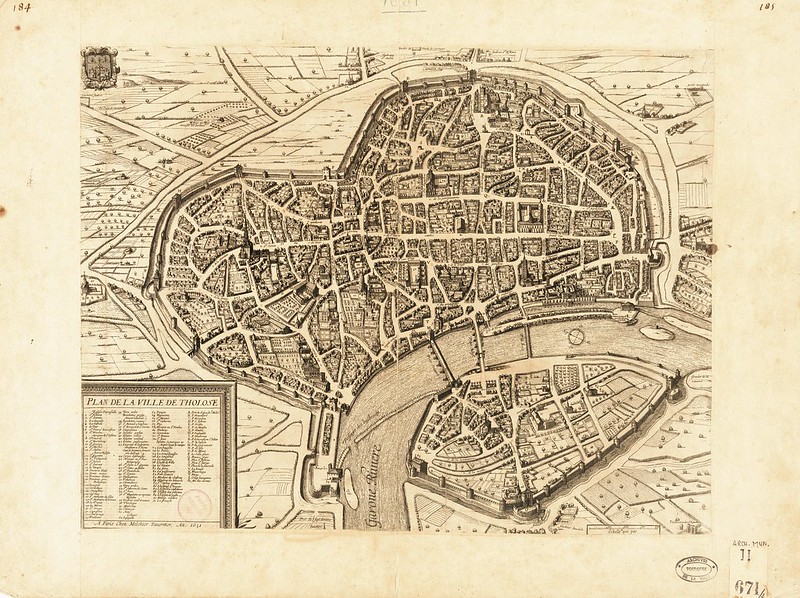 Plan de Toulouse - 1631