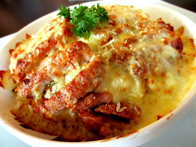 Eternal Dining porky baked cheese rice