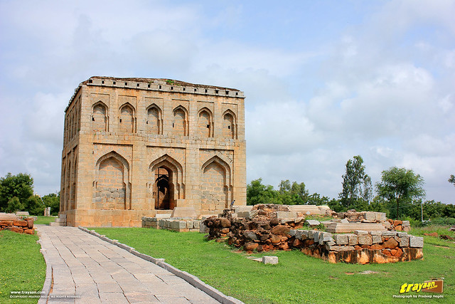 Mohommadan Tombs building in Kadiramapura, Hampi, Karnataka, India