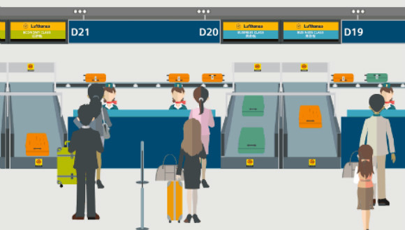Want to know how your checked baggage on a plane? '