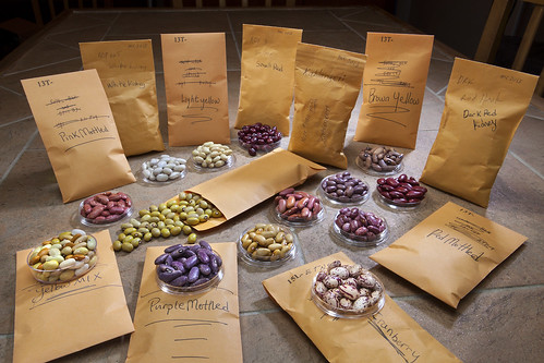 Packages of dry beans