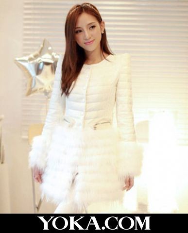 Create the elves of pure white in winter mix